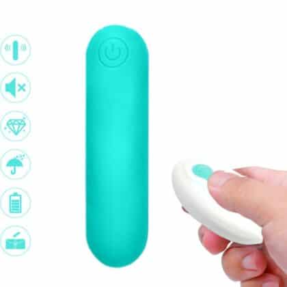 Armony - Splash Joline Vibrador Bullet Silicone Controle Remoto 10 Vibrações 65 X 15 Cm Verde