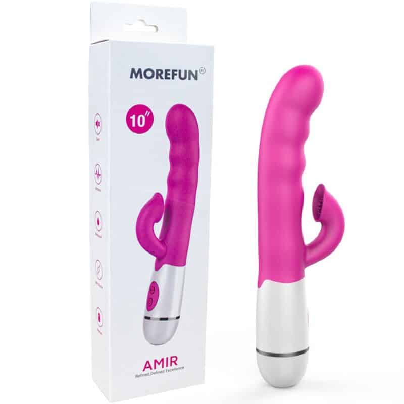 Armony - Amir Vibrador Multifunção Com Língua Estimulante 16 Velocidades Rosa - Image 5