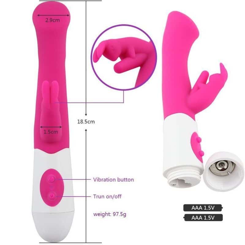 Armony - Vibrador E Estimulador Coelho G Spot 10 Velocidades Rosa - Image 8