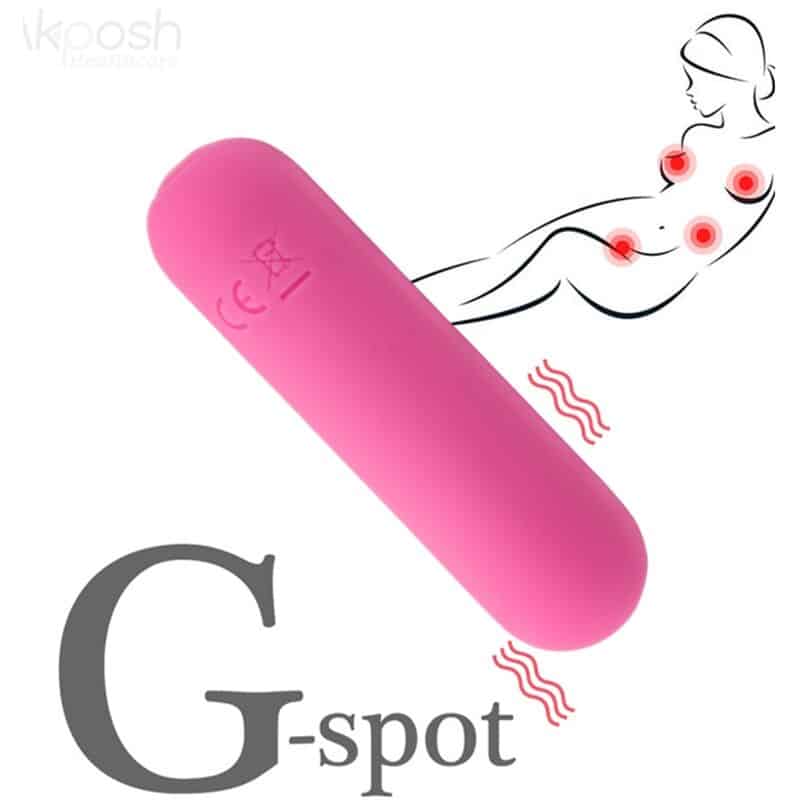 Armony - Splash Haha Vibrador Bala Silicone 10 Vibrações 75 X 19 Cm Rosa - Image 5