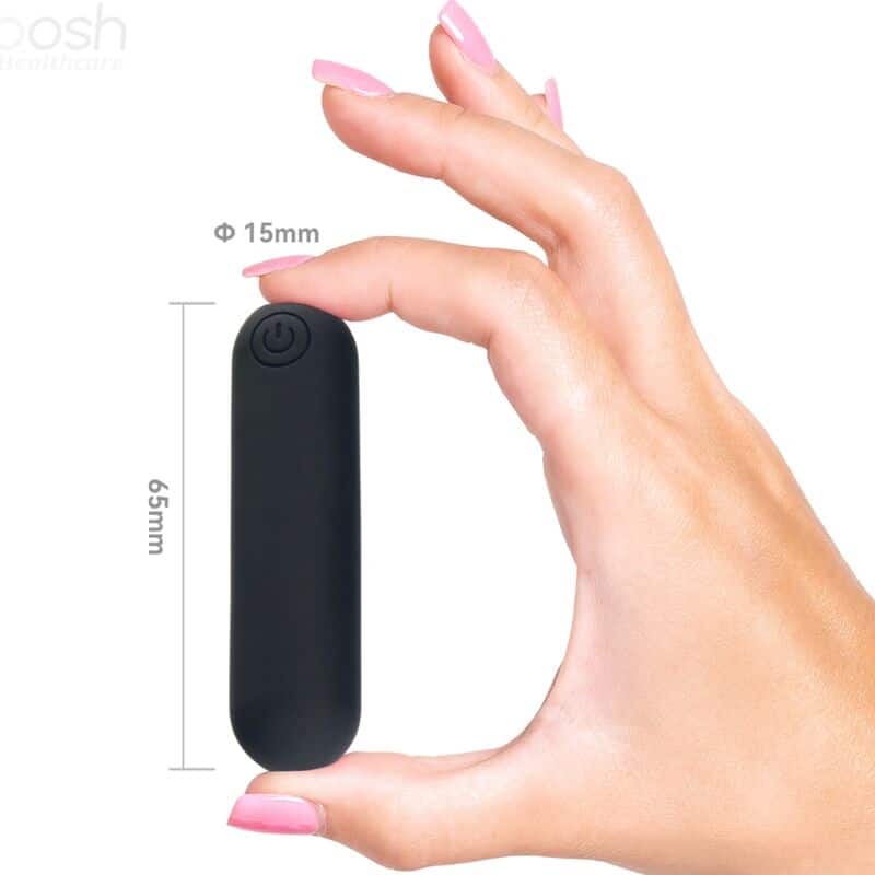 Armony - Splash Joline Vibrador Bala Silicone Controle Remoto 10 Vibrações 65 X 15 Cm Preto - Image 3