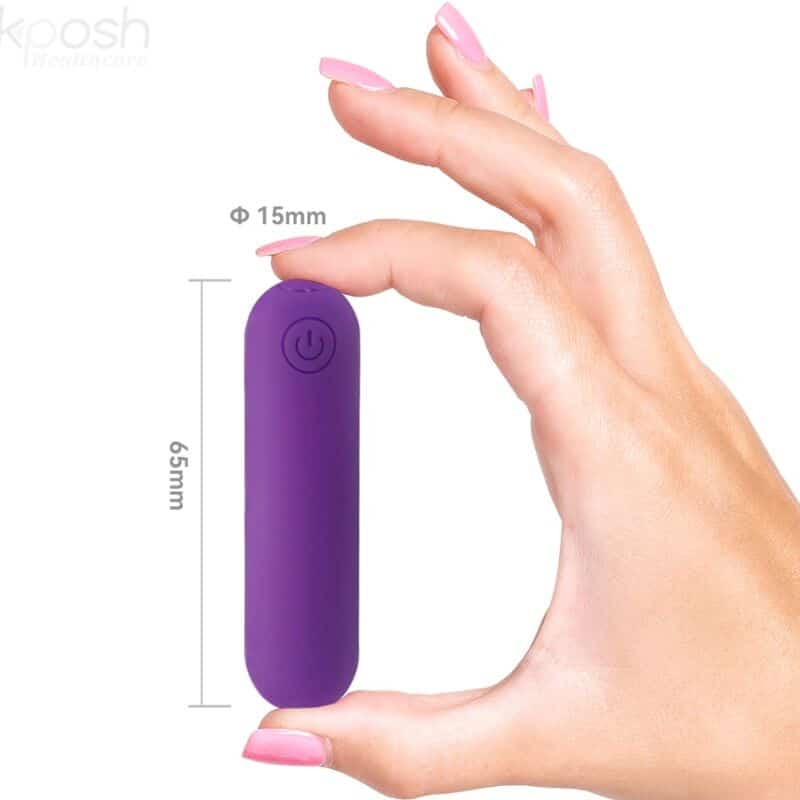 Armony - Splash Joline Vibrador Bala Silicone Controle Remoto 10 Vibrações 65 X 15 Cm Roxo - Image 4
