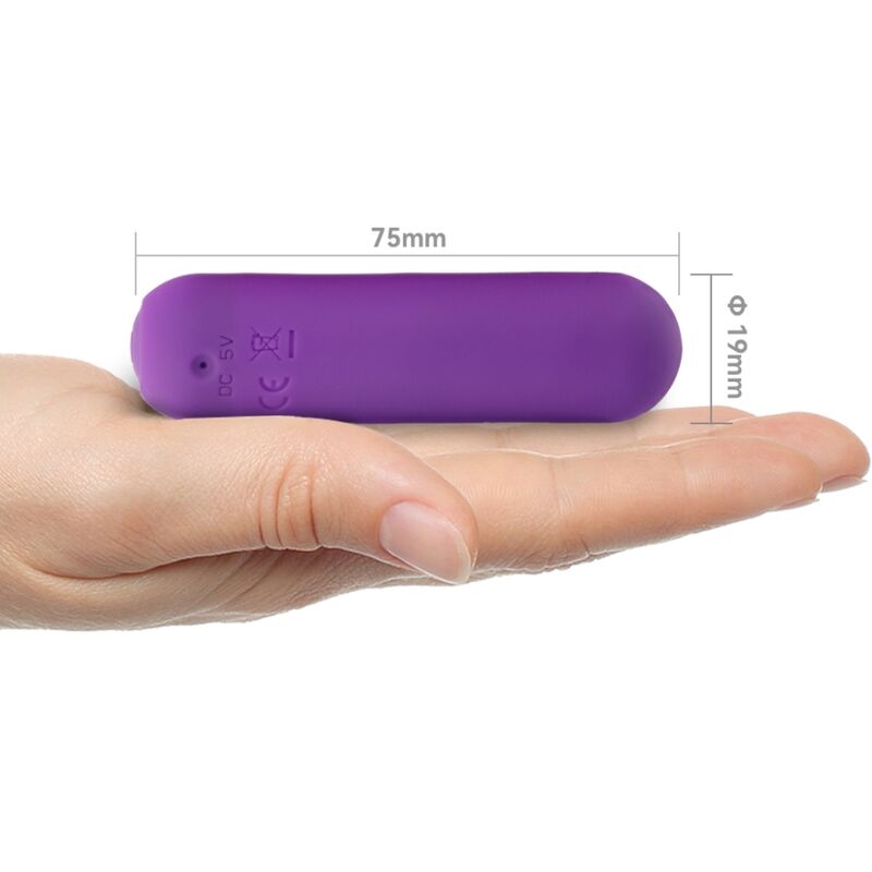 Armony - Splash Joie Vibrador Bullet Silicone Controle Remoto 10 Vibrações 75 X 19 Cm Roxo - Image 4