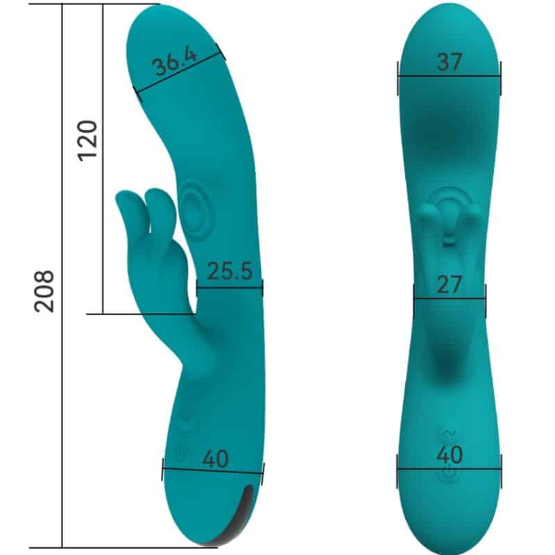 Armony - Dancing Bunny Vibrador Coelho 10 Velocidades Verde - Image 2