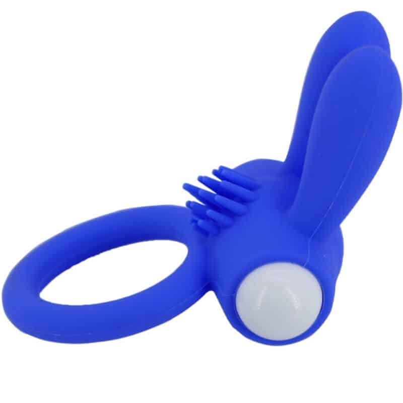 Armony - Mr Bunny Anel Vibrador Silicone Azul - Image 4