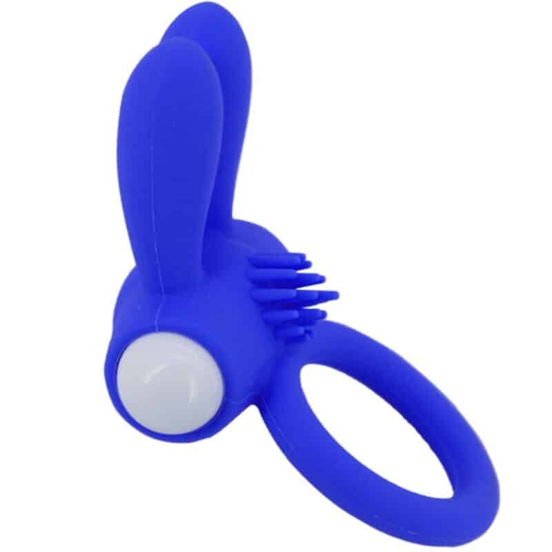 Armony - Mr Bunny Anel Vibrador Silicone Azul - Image 3