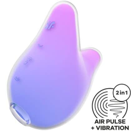 Satisfyer - Mermaid Vibes Estimulador E Vibrador Violeta E Rosa