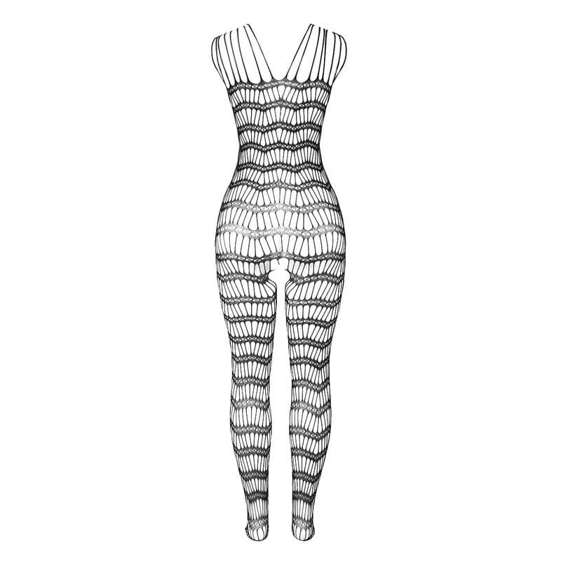 Subblime - 951696 Fishnet Crotchless Bodystocking Com Alas Nos Ombros Preto Tamanho Único - Image 5