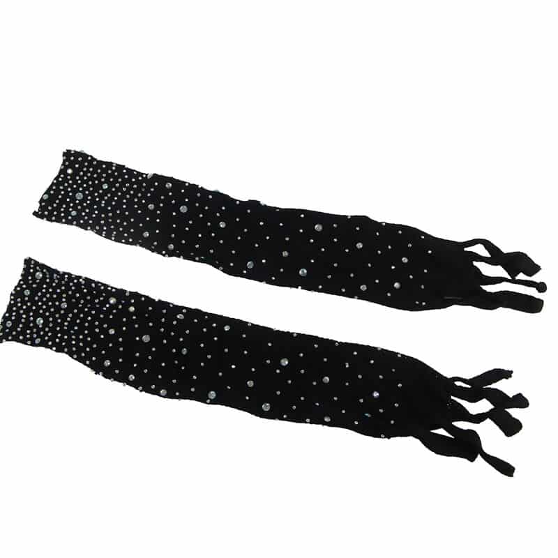 Subblime - 952174 Bodystocking De Rede Com Luvas E Diamantes Preto Tamanho Único - Image 5