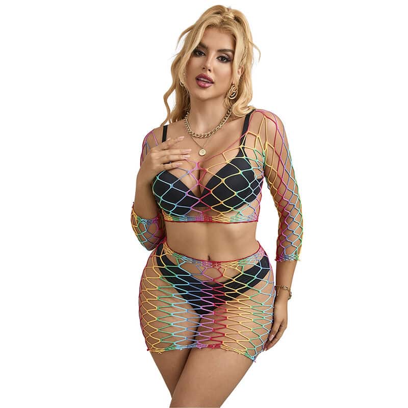Subblime - 952440 2 Peas Fishnet Conjunto Manga Comprida Arco-Íris Tamanho Único - Image 5
