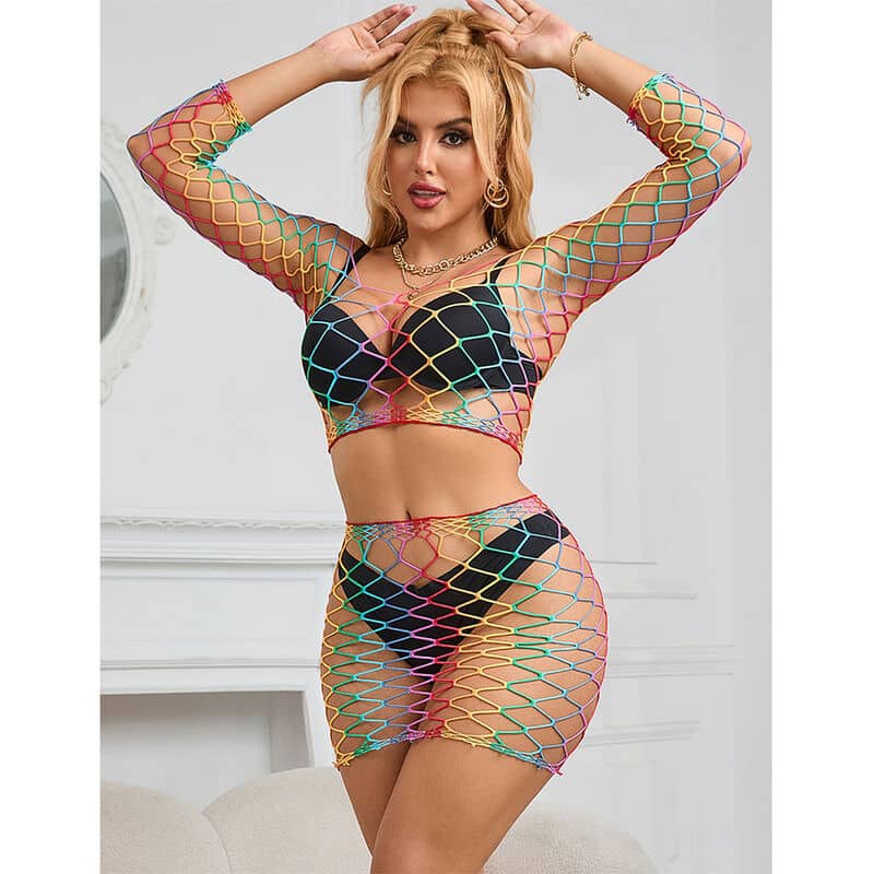 Subblime - 952440 2 Peas Fishnet Conjunto Manga Comprida Arco-Íris Tamanho Único - Image 9