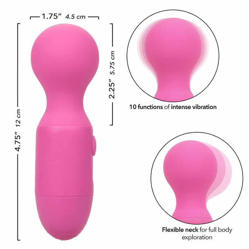 Calexotics - First Time Massageador Recarregável 10 Vibrações Rosa - Image 8