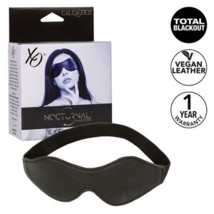 Calexotics - Nocturnal Máscara De Olhos Pvc Couro Preto