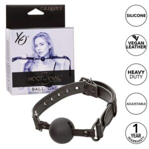 Calexotics - Nocturnal Mordaça De Bola Silicone Preto