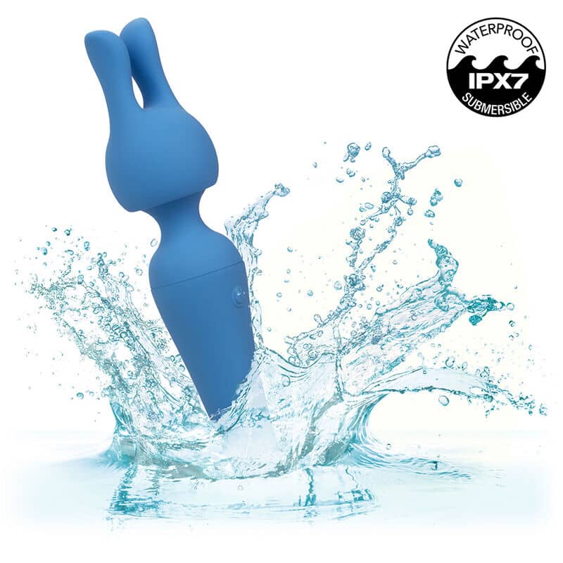 Calexotics - Couture Kit Vibrador Wand 10 Vibrações Azul - Image 9