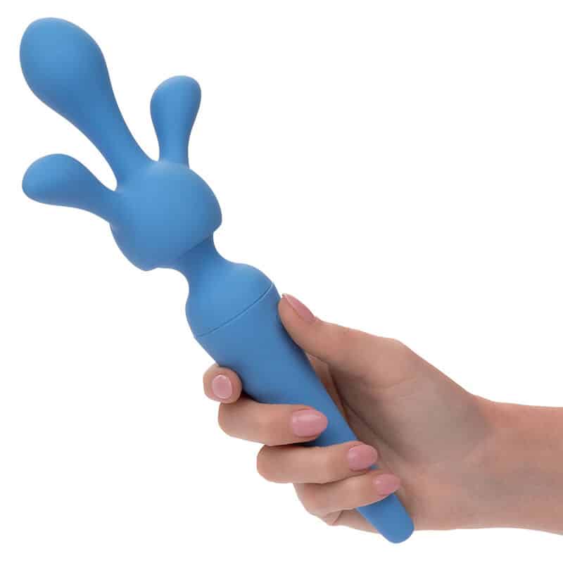 Calexotics - Couture Kit Vibrador Wand 10 Vibrações Azul - Image 7