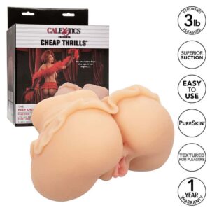 Calexotics - The Peep Show Girl Duplo Masturbador Realista Carne