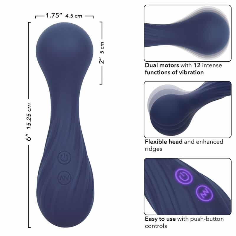 Calexotics - Charisma Temptation Massager 12 Funções Roxo - Image 8