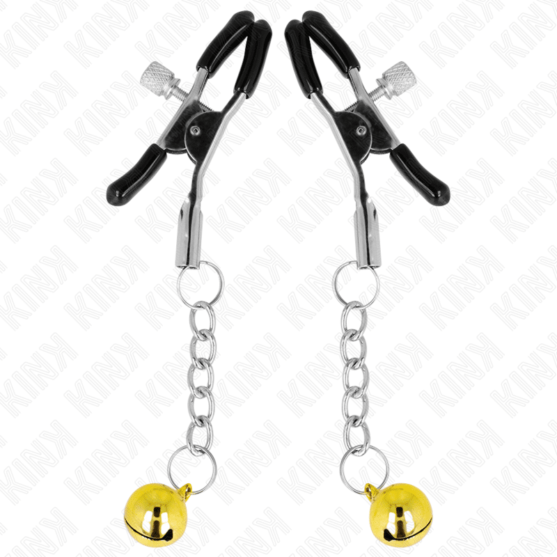 Kink - Pinças Pingente Jingle Bell Dourada 6 Cm - Image 2