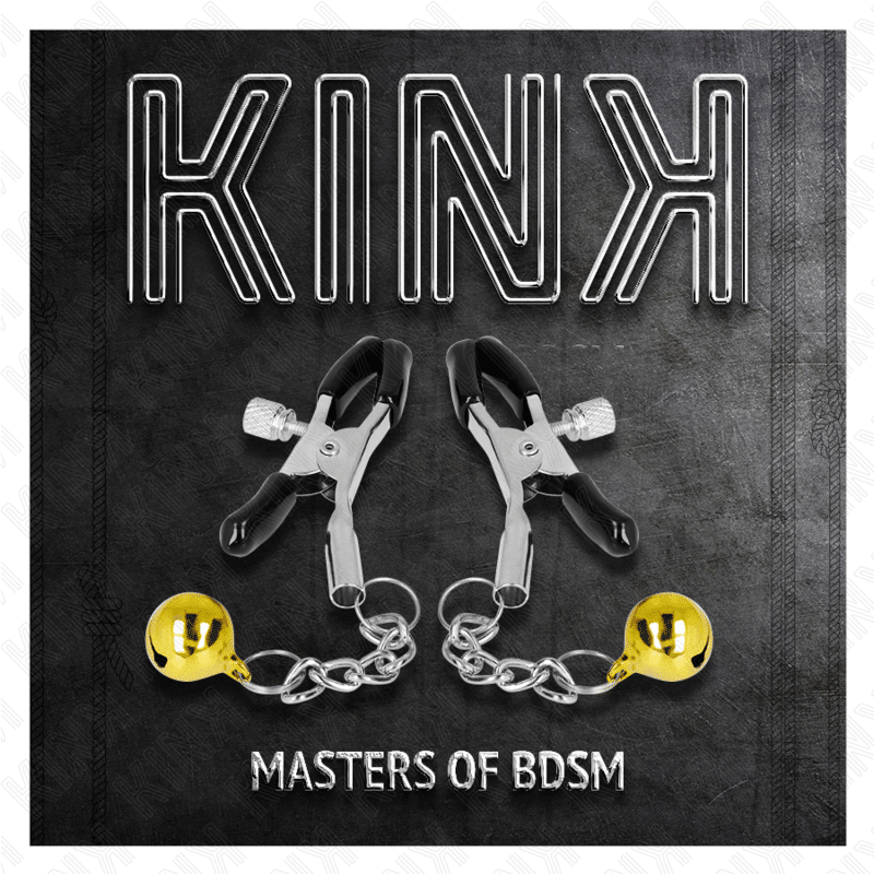 Kink - Pinças Pingente Jingle Bell Dourada 6 Cm - Image 5