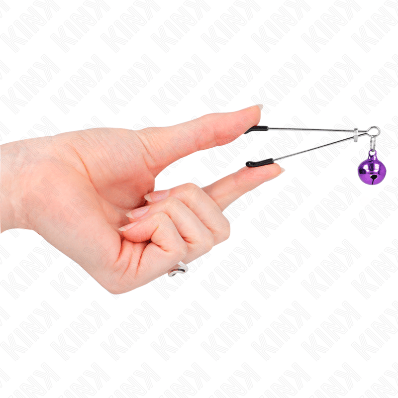 Kink - Pinças De Bino Fina Roxo 7 Cm - Image 4