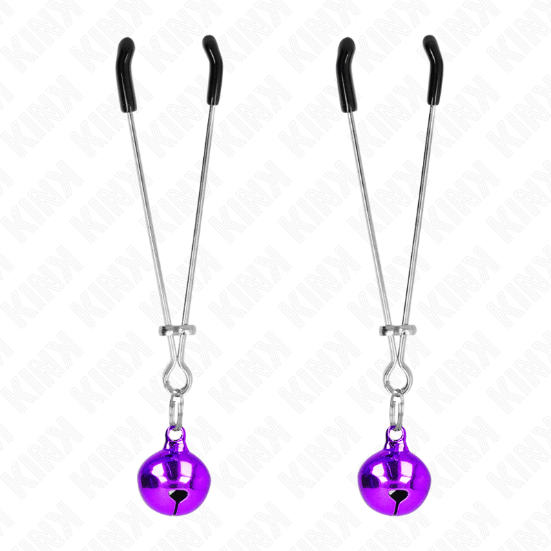 Kink - Pinças De Bino Fina Roxo 7 Cm