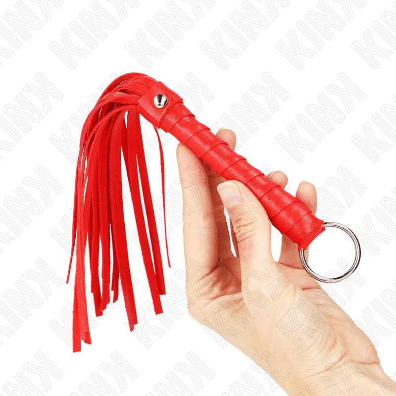 Kink - Mini Chicote Vermelho Simples 28 Cm - Image 2