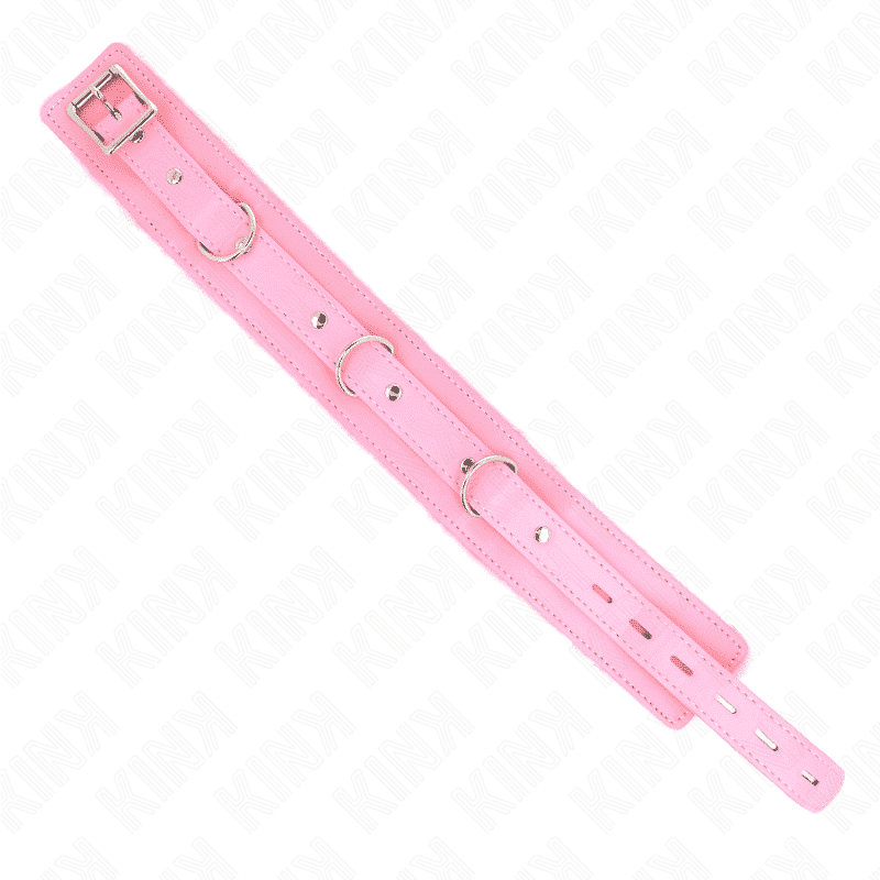 Kink - Colar Com Trela 65 Cm Com Restrições Rosa 36-42 Cm X 5,5 Cm - Image 5