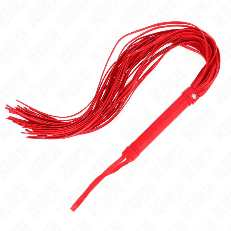 Kink - Chicote Pvc Macio Vermelho 70 Cm - Image 2