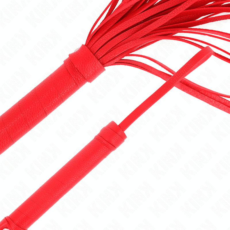 Kink - Chicote Pvc Macio Vermelho 70 Cm - Image 5