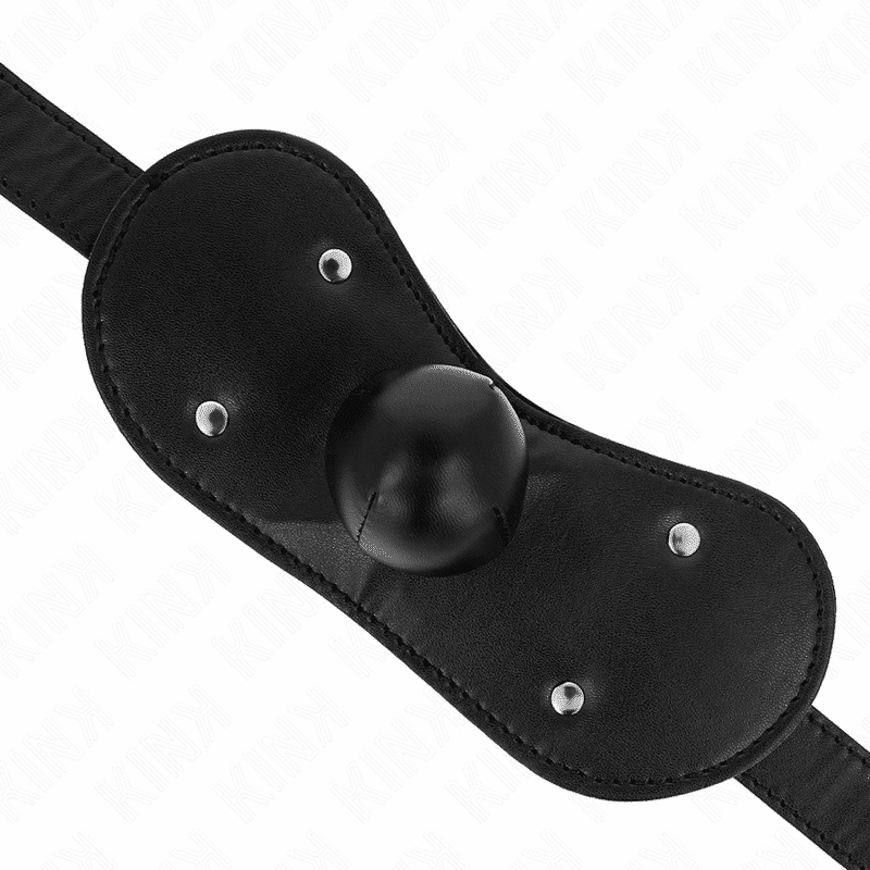 Kink - Máscara Boca Ball Gag Com Fechadura Ajustável 42-60 Cm - Image 4