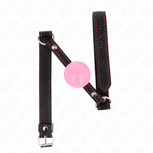 KINK - BOLA OURO ROSA 4 CM MORDAÇA 60 X 2 CM