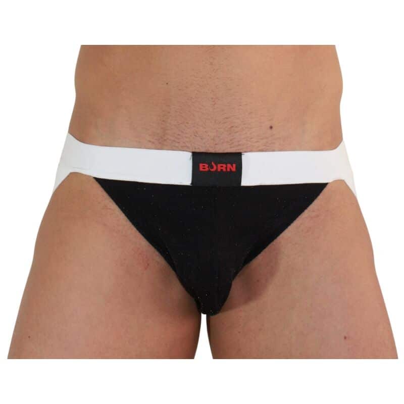 Burn - 004 Jock Brilhante Preto / Branco S