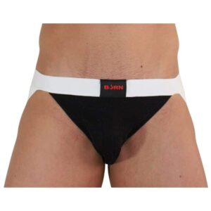Burn - 004 Jock Brilhante Preto/Branco M