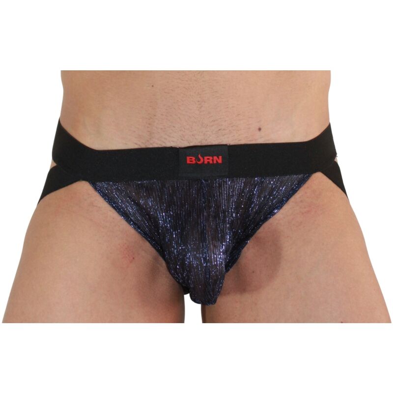 Burn - 006 Jock Brilhante Azul / Preto M