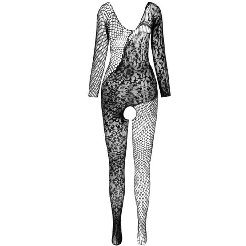 Passion - Bs 107 Bodystocking Preto Tamanho Único - Image 3