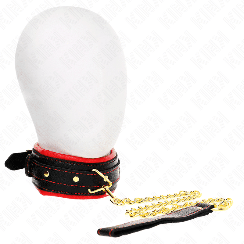 Kink - Colar Com Esponja Alça De Imitação De Couro Modelo 2 Ajustável 37-54 Cm X 3 Cm - Image 2