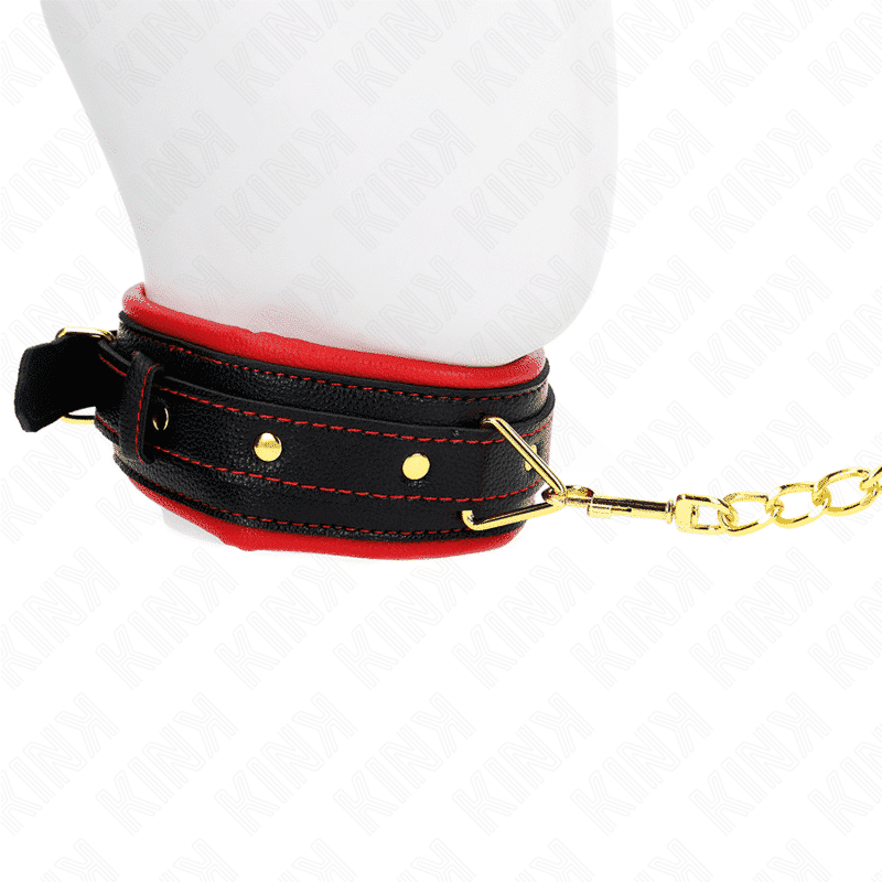 Kink - Colar Com Esponja Alça De Imitação De Couro Modelo 2 Ajustável 37-54 Cm X 3 Cm - Image 3