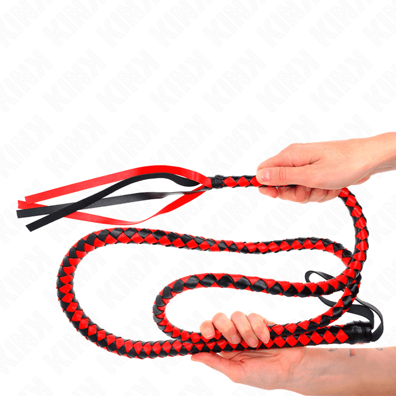 Kink - Chicote De Serpente Longo Vermelho 210 Cm - Image 5