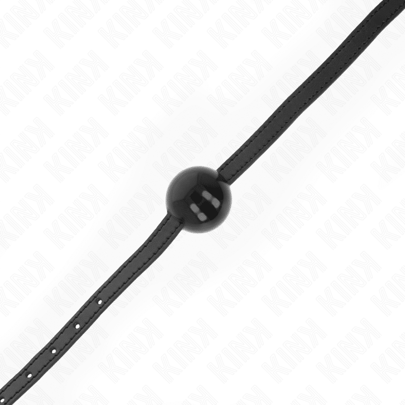 KINK - BOLA SIMPLES PRETA MORDAÇA 4 CM 65 X 1,5 CM - Image 3