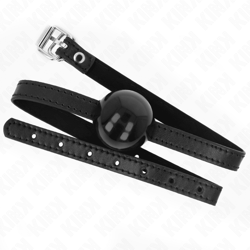 KINK - BOLA SIMPLES PRETA MORDAÇA 4 CM 65 X 1,5 CM - Image 2
