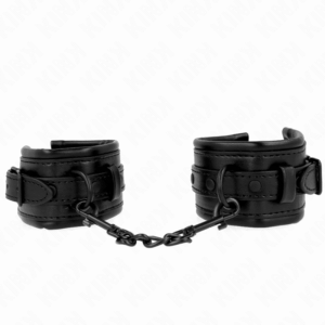 Kink - Punhos Pretos Ajustáveis 20-30 Cm X 6 Cm