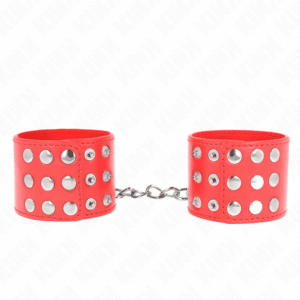 Kink - Pulso Com Snap Fasten Vermelho Ajustável 19-24 Cm X 5,5 Cm