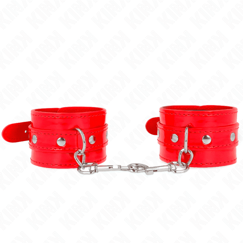Kink - Punhos De Mão Brilhante Vermelho Ajustável 23-33 Cm