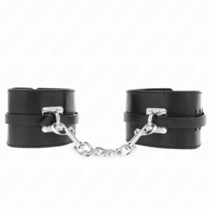 Kink - Remoções De Pulso Com Bloqueio Deluxe Preto Ajustáveis 14,5-21 Cm X 6 Cm