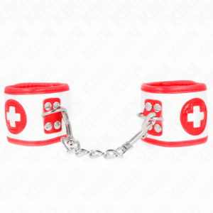 Kink - Mini Punhos De Enfermeira Ajustáveis 18-23 Cm X 5 Cm