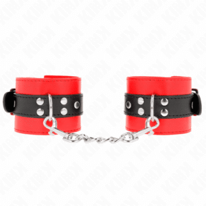 Kink - Pulso Vermelho Com Cinto Preto Ajustável 17-28 Cm X 6 Cm