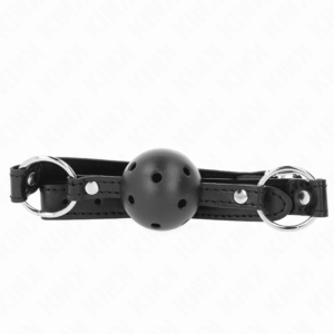 Kink - Bola Preta Oca Duro 4,5 Cm Gag Modelo 1 63,5 X 2 Cm