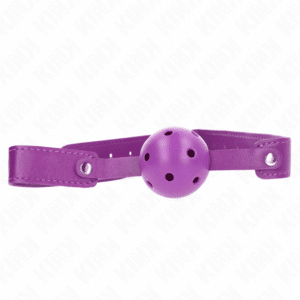 KINK - BOLA RESPIRÁVEL ROXA 4,5 CMGAG 65 X 2,5 CM