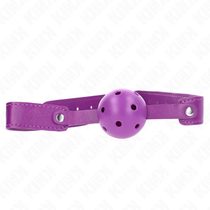 KINK - BOLA RESPIRÁVEL ROXA 4,5 CMGAG 65 X 2,5 CM